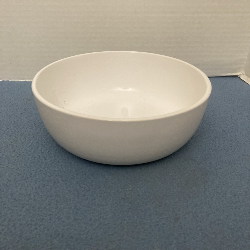 Farval White 8" Round Stoneware Multipurpose Serving Bowl - Made in Portugal